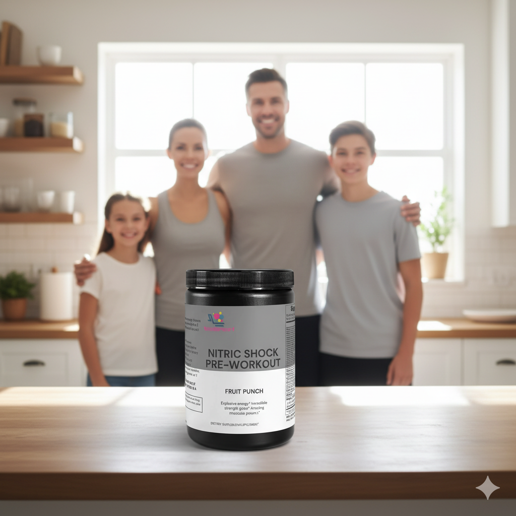 Nitric Shock Pre Workout Strength, Energy, Endurance, And Mental Focus Booster