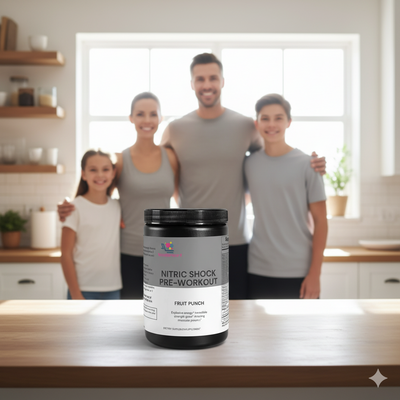 Nitric Shock Pre Workout Strength, Energy, Endurance, And Mental Focus Booster