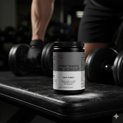 Nitric Shock Pre Workout Strength, Energy, Endurance, And Mental Focus Booster