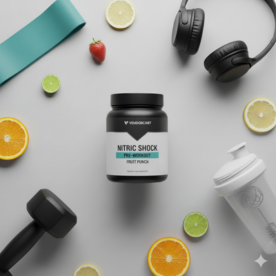 Nitric Shock Pre Workout Strength, Energy, Endurance, And Mental Focus Booster
