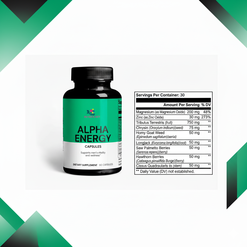 ALPHA ENERGY TESTOSTERONE BOOSTER