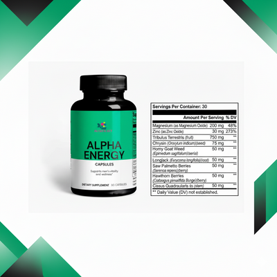 ALPHA ENERGY TESTOSTERONE BOOSTER
